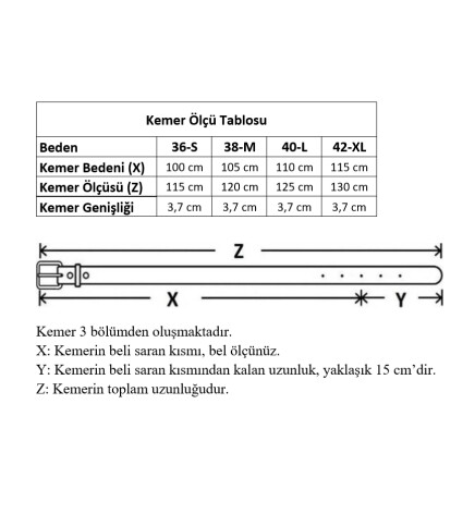 Paçuli Kadın Yuvarlak Taşlı Pimli Tokalı Kemer K-SS20005