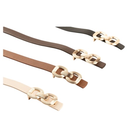 Paçuli Moda Bağ Tokalı  4 LÜ set Kadın Kemeri