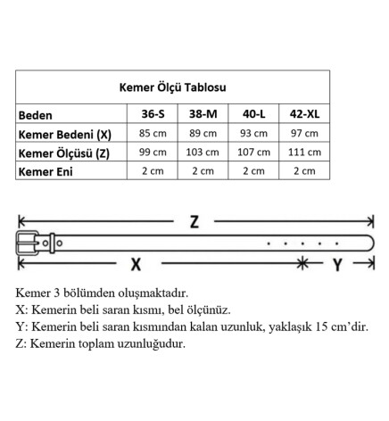 Paçuli Moda Bağ Tokalı Siyah Kadın Kemeri