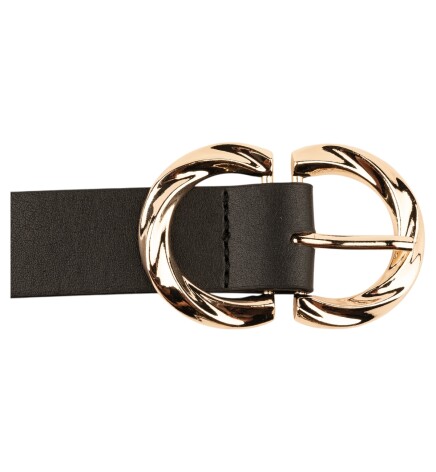 Paçuli Moda Çift D Tokalı İkili Set Siyah_Taba Kadın Kemeri