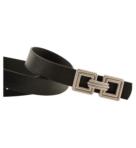 Paçuli Moda Çift Kare Tokalı 4 Lü Set  Kadın Kemer