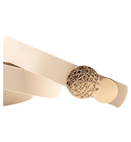 Paçuli Moda Desenli Yuvarlak Tokalı 4lü Set Kadın Kemeri