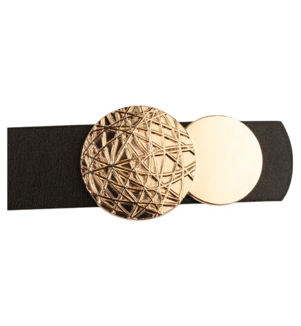 Paçuli Moda Desenli Yuvarlak Tokalı 4lü Set Kadın Kemeri