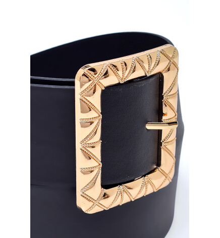 Paçuli Moda Geniş Tokalı Kadın Kemeri, Gömlek Kemeri, Ceket Kemeri, Elbise Kemeri