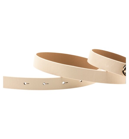 Paçuli Moda GÜL Tokalı İkili set Bej_Taba Kadın Kemeri