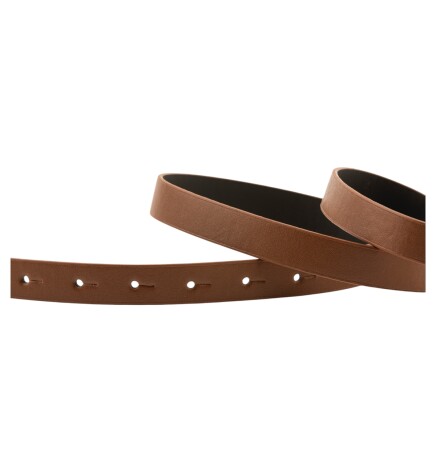 Paçuli Moda İkili Düğüm Tokalı İkili Siyah_Taba Kadın Kemer