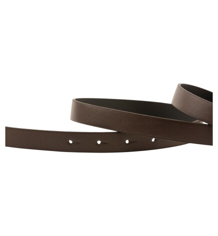 Paçuli Moda İnce Düğüm Tokalı Kahverengi Kadın Kemeri