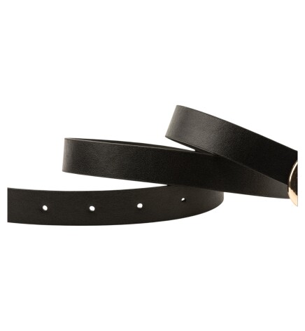 Paçuli Moda Kalın Kare Tokalı Siyah Kadın Kemeri