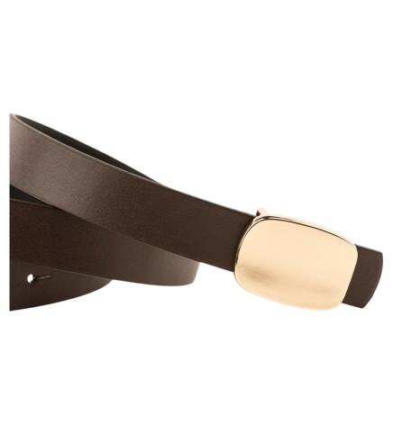 Paçuli Moda Parlak Kare Tokalı 4lü Set Kadın Kemeri