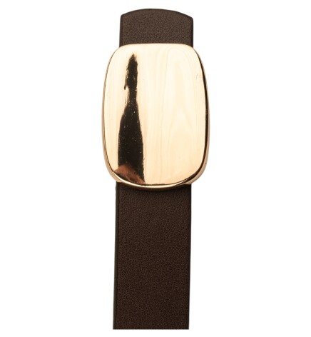 Paçuli Moda Parlak Kare Tokalı 4lü Set Kadın Kemeri