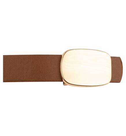 Paçuli Moda Parlak Kare Tokalı 4lü Set Kadın Kemeri