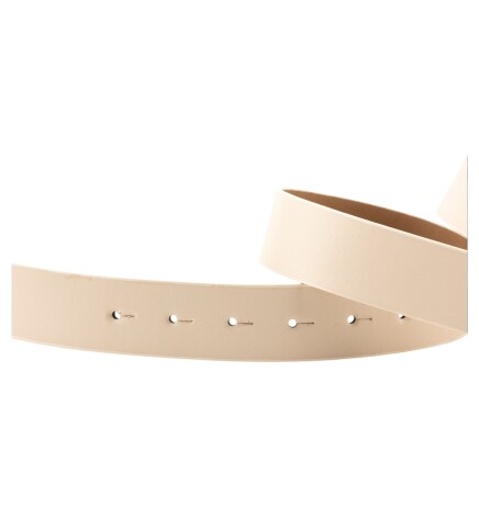 Paçuli Moda Tek Gül Tokalı Bej Kadın Kemeri