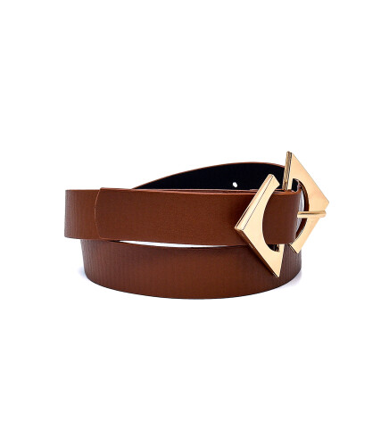 Paçuli Moda Üçgen Tokalı Kadın Kemeri