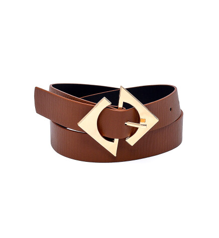 Paçuli Moda Üçgen Tokalı Kadın Kemeri