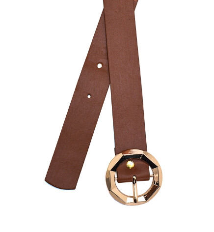 Paçuli Moda Yuvarlak Tokalı 2li Kadın Kemeri 20141